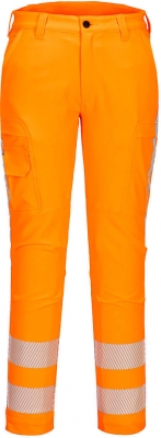 Pantaloni de lucru Hi-Vis stretch, portocaliu, Regular, RWS, Portwest