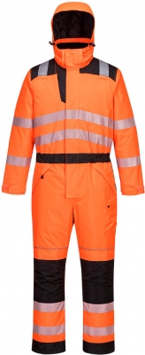 Combinezon de iarna Hi-Vis, portocaliu/negru, regular, PW3, Portwest