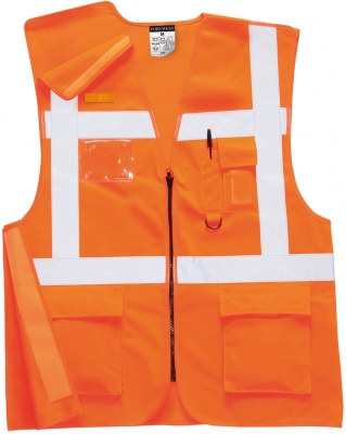 Vesta Hi-Vis, portocaliu, regular, Zip Executive, Portwest