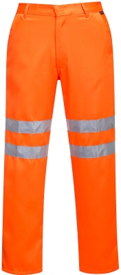 Pantaloni de serviciu Hi-Vis Poli-bumbac, portocaliu, regular, Portwest