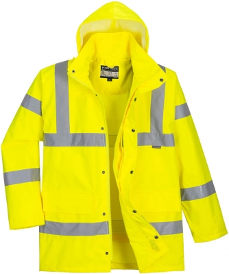 Jacheta de ploaie Hi-Vis, respirabila, galben, regular, Traffic, Portwest