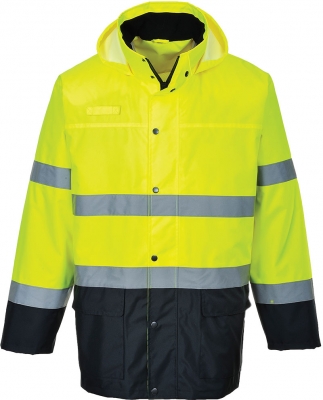 Jacheta Hi-Vis lite two-tone, galben/navy, regular, Traffic, Portwest