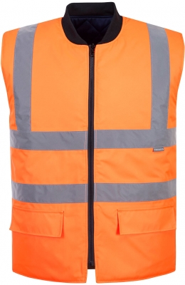 Vesta termica reversibila Hi-Vis, portocaliu, regular, Portwest