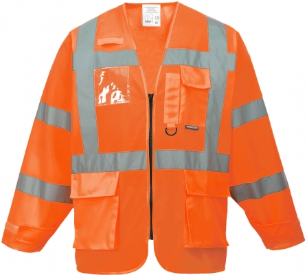 Jacheta Hi-Vis, portocaliu, L, regular, executive, Portwest