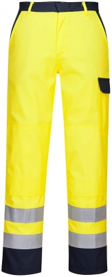 Pantaloni Bizflame Work Hi-Vis, galben, regular, Bizflame Pro, Portwest