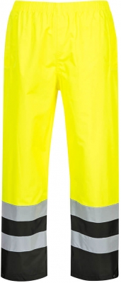 Pantaloni Hi-Vis doua tonuri, galben/negru, 5XL, regular, traffic, Portwest