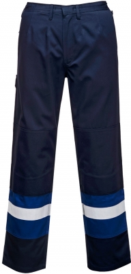 Pantaloni Bizflame Plus, bluemarin/royal, regular, Portwest