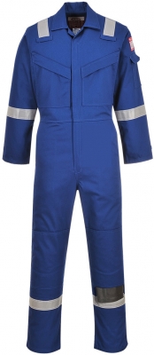 Combinezon antistatic 350 g, albastru royal, regular, Bizflame Plus, Portwest