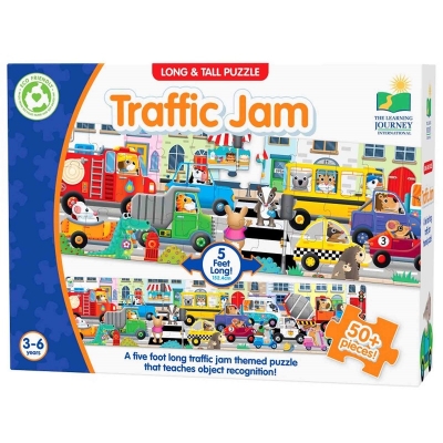 Puzzle lung de podea trafic blocat The learning journey