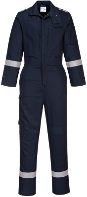 Combinezon Stretch cu paneluri, navy, regular, Bizflame Plus, Portwest