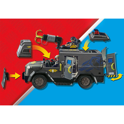 Playmobil - Vehiculul de teren al echipei SWAT