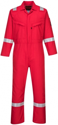 Combinezon Araflame Silver, rosu, regular, Araflame Plus, Portwest