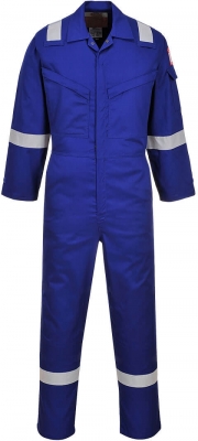 Combinezon Araflame Silver, albastru royal, regular, Araflame Plus, Portwest