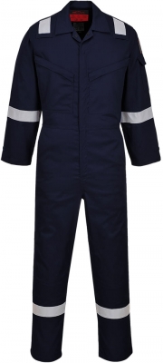 Combinezon Araflame silver, navy, regular, Araflame Plus, Portwest