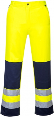 Pantaloni Hi-Vis, galben/navy, regular, Seville, Portwest