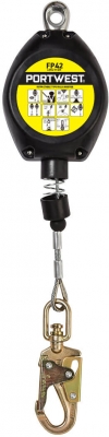 Sistem anticadere retractabil 6 m, negru, Portwest