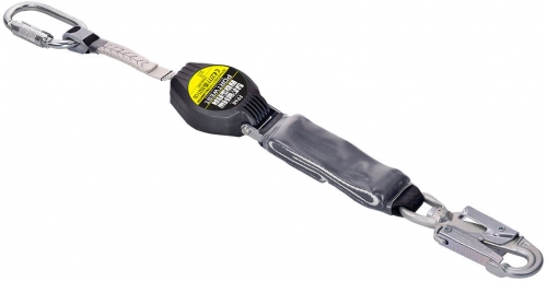 Linia vietii autoretractabila, negru, Portwest