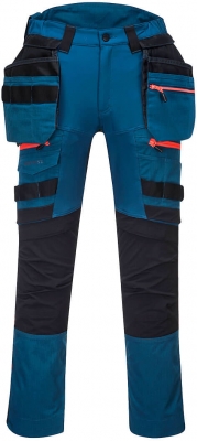 Pantaloni cu buzunare Holster, pentru femei, metro blue, regular, DX4, Portwest