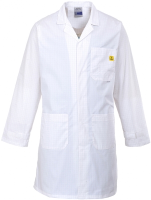 Halat ESD antistatic, alb, regular, Portwest