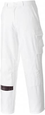 Pantaloni pentru zugravi, alb, regular, Portwest