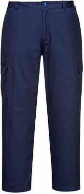 Pantaloni ESD antistatici, navy, regular, Portwest