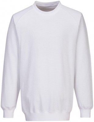 Hanorac ESD antistatic, alb, regular, Portwest