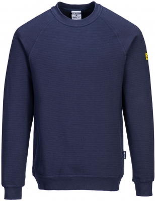 Hanorac ESD antistatic, navy, regular, Portwest