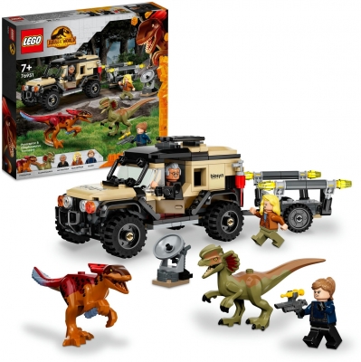 Transportul de Pyroraptor şi Dilophozaur 76951 LEGO Jurassic World 