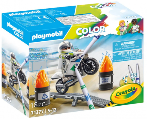 Playmobil color - motocicleta