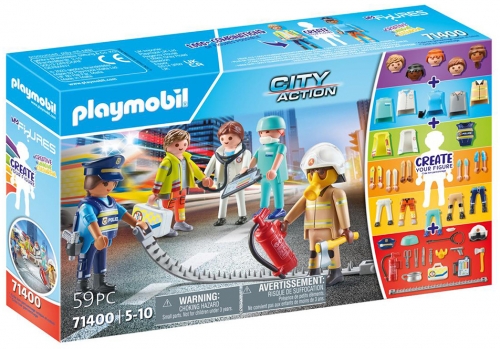 Creeaza prorpia figurina echipa de salvare, Playmobil