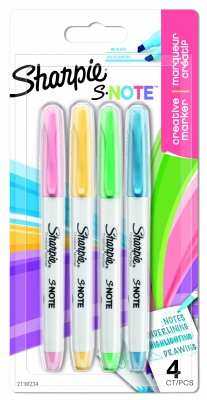 Markere coloring pastel, 4/set, Sharpie