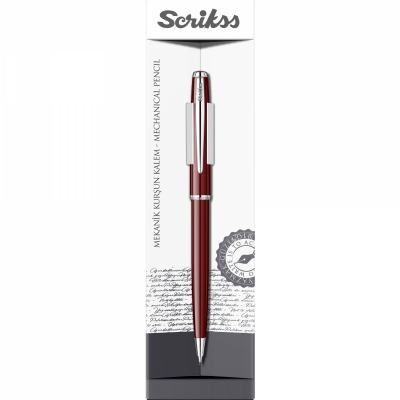 Creion mecanic 0.7mm Vintage 52 Burgundy CT, Scrikss