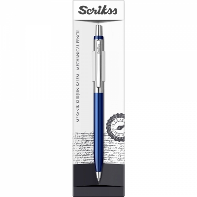 Creion mecanic 0.7mm Vintage 51 Blue SS CT, Scrikss