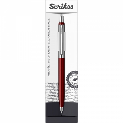 Creion mecanic 0.7mm Vintage 51 Burgundy SS CT, Scrikss