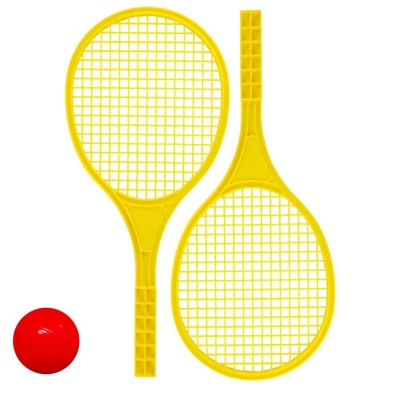 Palete beach ball, 2/set + minge, galbene