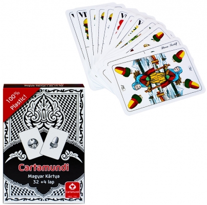 Carti de joc unguresti, plastic  Cartamundi