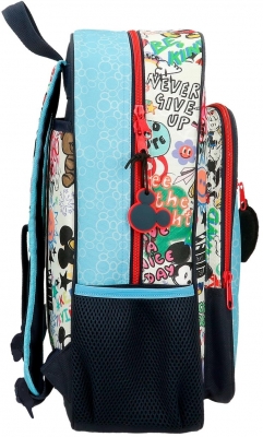 Ghiozdan scoala baieti, Disney Mickey Be Cool, multicolor