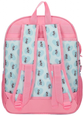 Ghiozdan scoala fete, Disney Minnie Mouse My happy place, multicolor