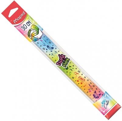 Rigla Mini Cute Twist'n Flex, din plastic, 30 cm, Maped