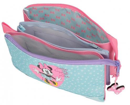 Penar fete, Disney Minnie Mouse My happy place, 3 compartimente, multicolor
