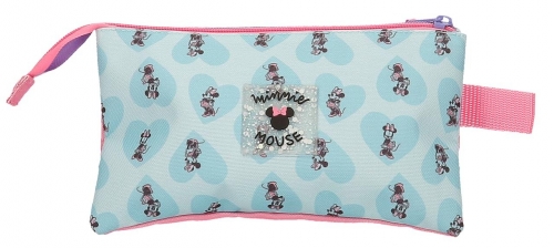 Penar fete, Disney Minnie Mouse My happy place, 3 compartimente, multicolor