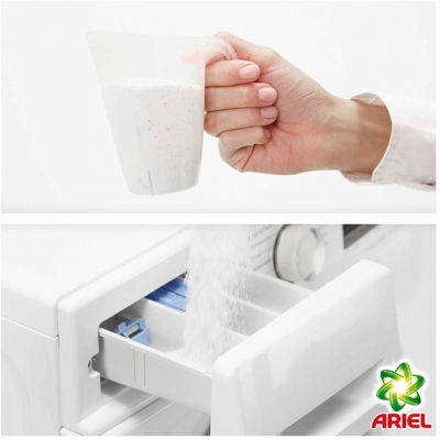 Detergent automat White & Color, 100 spalari, 10 kg Ariel