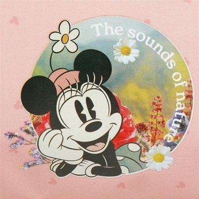 Ghiozdan fete clasa 0, Disney Minnie Mouse Wild Nature, multicolor