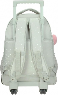 Ghiozdan troler fete, Disney Minnie Mouse Wild Nature, 2 compartimente, multicolor