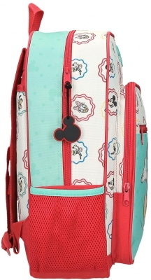 Ghiozdan scoala baieti, Disney Mickey Best friends together, multicolor