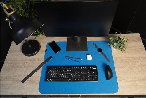 Mapa de birou Exacompta, RPET, 50 x 65 cm, turcoaz