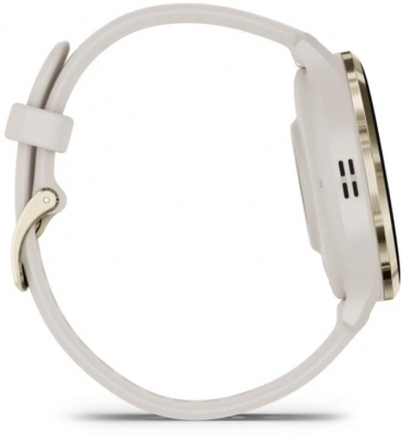 Ceas Garmin Venu 3S, Ivory/ Soft Gold