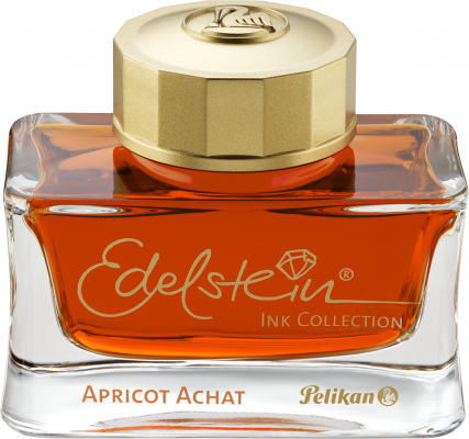 Cerneala premium Pelikan Edelstein calimara, 50ml, culoare Apricot Achat