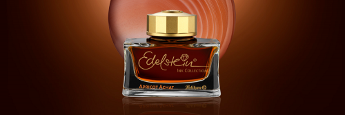 Cerneala premium Pelikan Edelstein calimara, 50ml, culoare Apricot Achat