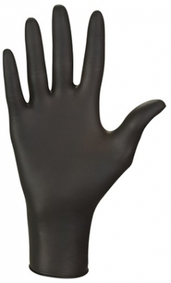 Manusi negre, fara pudra, marime M, 100 buc/cut Nitrylex